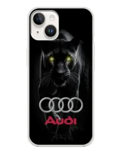 Чохол для TECNO Spark Go 1 з картинкою «Пантера та Audi»