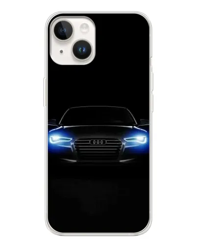 Чохол для TECNO Spark Go 1 з картинкою «Audi в неоні»
