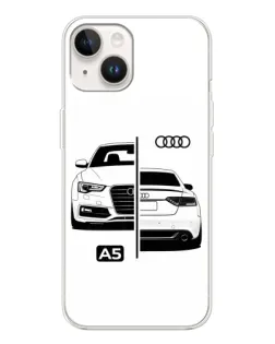 Чохол для TECNO Spark Go 1 з картинкою «Audi — контрастний дизайн»