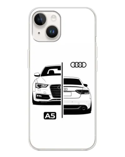 Чохол для TECNO Spark Go 1 з картинкою «Audi — контрастний дизайн»