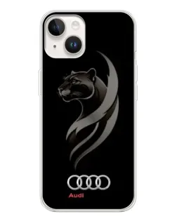 Чохол для TECNO Spark Go 1 з картинкою «Графіка — пантера та Audi»
