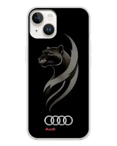 Чохол для TECNO Spark Go 1 з картинкою «Графіка — пантера та Audi»