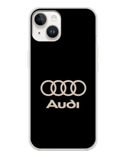 Чохол для TECNO Spark Go 1 з картинкою «Audi — золотий логотип»