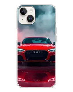 Чохол для TECNO Spark Go 1 з картинкою «Audi RS — червоний стиль»