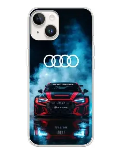 Чохол для TECNO Spark Go 1 з картинкою «Audi Sport — неон»
