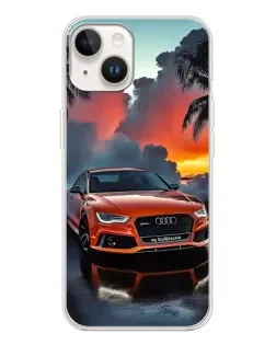 Чохол для TECNO Spark Go 1 з картинкою «Audi — захід сонця»
