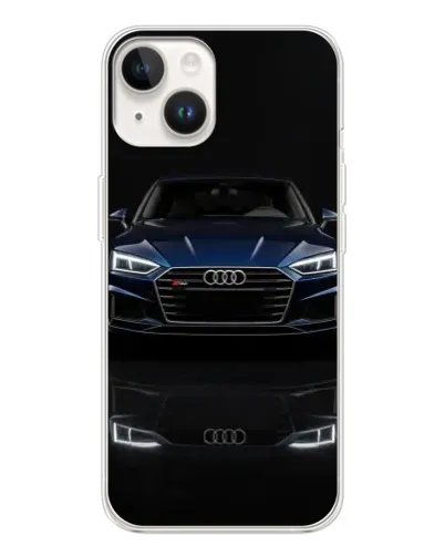 Чохол для TECNO Spark Go 1 з картинкою «Audi — нічне відображення»