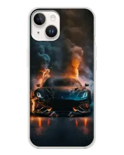 Чохол для TECNO Spark Go 1 з картинкою «Lamborghini димна естетика»
