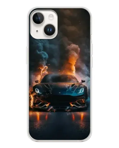 Чохол для TECNO Spark Go 1 з картинкою «Lamborghini димна естетика»
