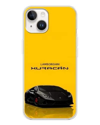 Чохол для TECNO Spark Go 1 з картинкою «Lamborghini Huracan чорний»