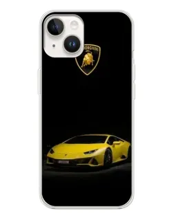 Чохол для TECNO Spark Go 1 з картинкою «Lamborghini жовтий акцент»