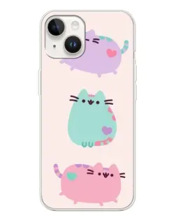 Чохол для TECNO Spark Go 1 з картинкою «Pusheen тріо» Чохол для TECNO Spark Go 1 з картинкою «Pusheen тріо»