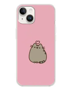 Чохол для TECNO Spark Go 1 з картинкою «Pusheen серце»