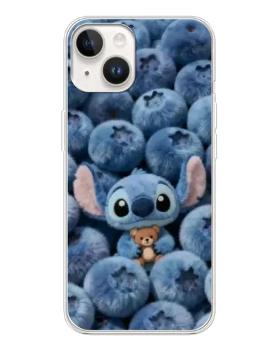 Чехол для TECNO Spark Go 1 с картинкой «Стич и голубика» Чехол для TECNO Spark Go 1 с картинкой «Стич и голубика»
