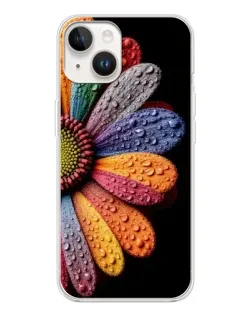 Чехол для TECNO Spark Go 1 с картинкой «Радужный цветок»
