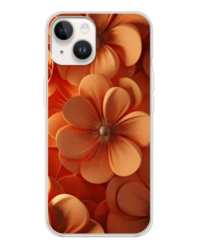 Чехол для TECNO Spark Go 1 с картинкой «Оранжевый макро цветок»