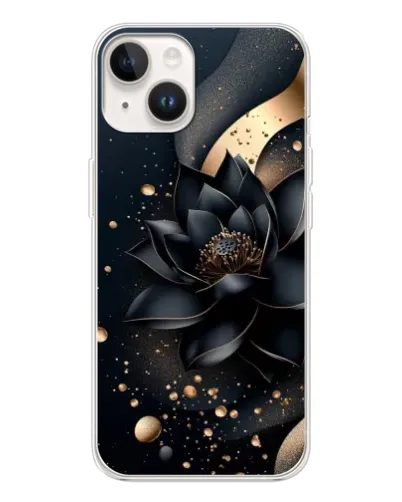 Чехол для TECNO Spark Go 1 с картинкой «Черный лотос»