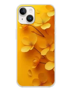 Чехол для TECNO Spark Go 1 с картинкой «Золотые лепестки»