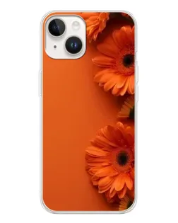 Чехол для TECNO Spark Go 1 с картинкой «Оранжевые герберы»