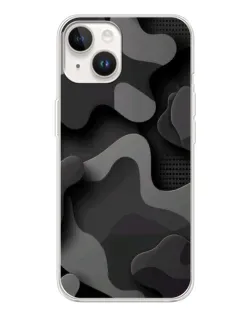 Чехол для TECNO Spark Go 1 с картинкой «Темный абстрактный камуфляж»