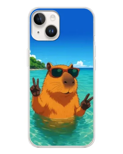 Чохол для TECNO Spark Go 1 з картинкою «Морська капібара»