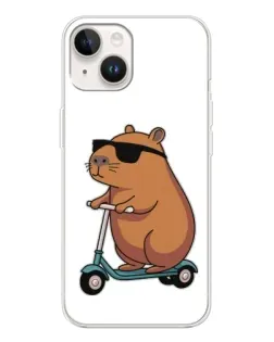 Чохол для TECNO Spark Go 1 з картинкою «Капібара на самокаті» Чохол для TECNO Spark Go 1 з картинкою «Капібара на самокаті»