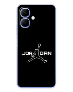 Чехол для TECNO Spark Go 2 с картинкой «Nike Pink Swirl»
