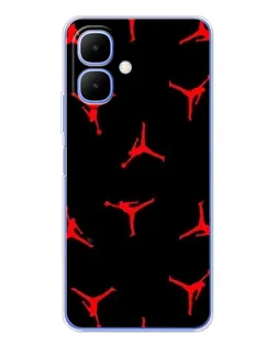 Чехол для TECNO Spark Go 2 с картинкой «Jordan Red Pattern» Чехол для TECNO Spark Go 2 с картинкой «Jordan Red Pattern»
