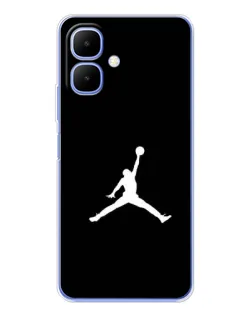 Чехол для TECNO Spark Go 2 с картинкой «Jordan Silhouette»