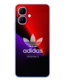 Чехол для TECNO Spark Go 2 с картинкой «Adidas Red Neon»