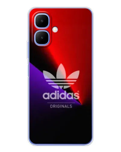 Чехол для TECNO Spark Go 2 с картинкой «Adidas Red Neon»