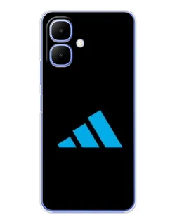 Чехол для TECNO Spark Go 2 с картинкой «Adidas Cyan Logo»