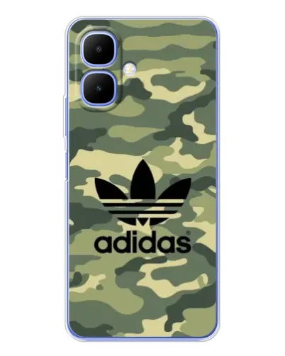 Чехол для TECNO Spark Go 2 с картинкой «Милитари стиль Adidas»