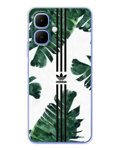 Чехол для TECNO Spark Go 2 с картинкой «Пальмовые листья адидас»