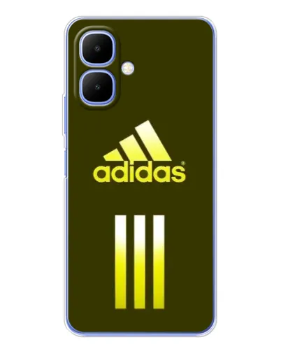 Чехол для TECNO Spark Go 2 с картинкой «Оливковый градиент Adidas»
