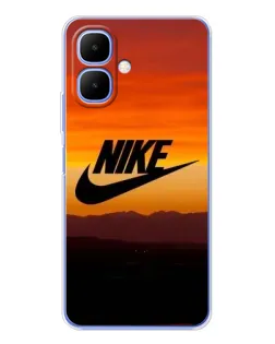 Чехол для TECNO Spark Go 2 с картинкой «Nike — вечерний горизонт»