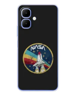 Чехол для TECNO Spark Go 2 с картинкой «NASA — эмблема миссии» Чехол для TECNO Spark Go 2 с картинкой «NASA — эмблема миссии»
