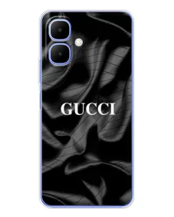 Чехол для TECNO Spark Go 2 с картинкой «Gucci — шелковые волны»