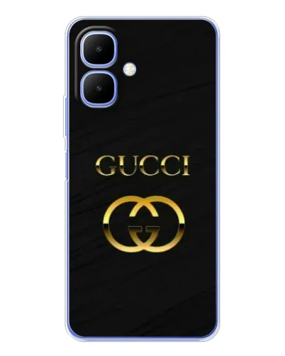 Чехол для TECNO Spark Go 2 с картинкой «Золотой логотип Gucci» Чехол для TECNO Spark Go 2 с картинкой «Золотой логотип Gucci»