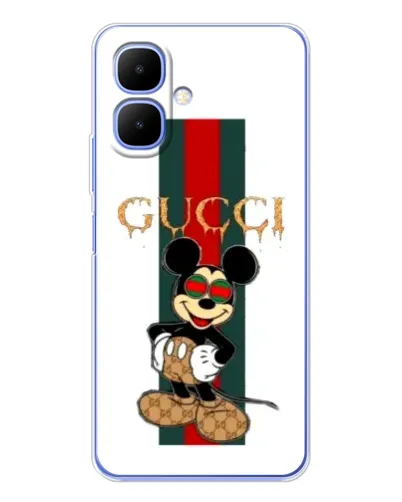 Чехол для TECNO Spark Go 2 с картинкой «Микки Маус Gucci — полосы» Чехол для TECNO Spark Go 2 с картинкой «Микки Маус Gucci — полосы»