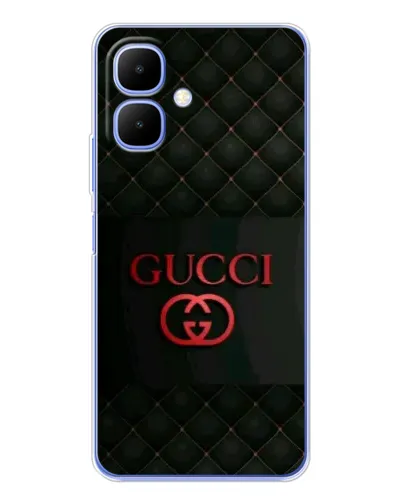 Чехол для TECNO Spark Go 2 с картинкой «Gucci — стеганый черный» Чехол для TECNO Spark Go 2 с картинкой «Gucci — стеганый черный»