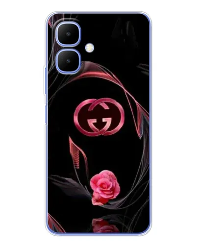 Чехол для TECNO Spark Go 2 с картинкой «Gucci — неоновая роза» Чехол для TECNO Spark Go 2 с картинкой «Gucci — неоновая роза»