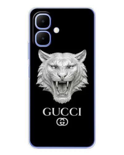 Чохол для TECNO Spark Go 2 з картинкою «Gucci — срібний лев» Чохол для TECNO Spark Go 2 з картинкою «Gucci — срібний лев»