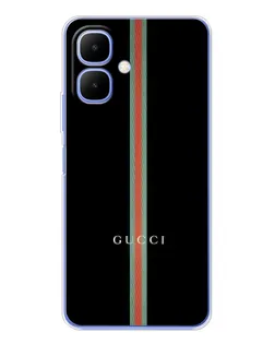 Чохол для TECNO Spark Go 2 з картинкою «Gucci — строга лінія» Чохол для TECNO Spark Go 2 з картинкою «Gucci — строга лінія»