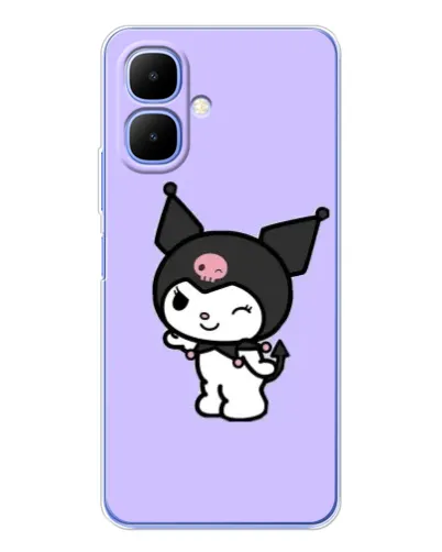 Чехол для TECNO Spark Go 2 с картинкой «Классическая Kuromi»