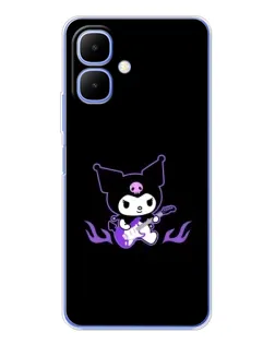 Чохол для TECNO Spark Go 2 з картинкою «Електрична Kuromi» Чохол для TECNO Spark Go 2 з картинкою «Електрична Kuromi»