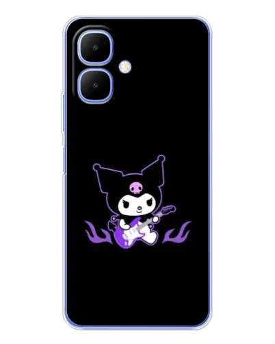 Чехол для TECNO Spark Go 2 с картинкой «Электрическая Kuromi»