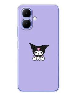 Чохол для TECNO Spark Go 2 з картинкою «Kuromi — фіолетовий мінімалізм» Чохол для TECNO Spark Go 2 з картинкою «Kuromi — фіолетовий мінімалізм»
