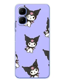 Чохол для TECNO Spark Go 2 з картинкою «Паттерн з Kuromi» Чохол для TECNO Spark Go 2 з картинкою «Паттерн з Kuromi»