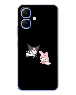 Чохол для TECNO Spark Go 2 з картинкою «My Melody та Kuromi» Чохол для TECNO Spark Go 2 з картинкою «My Melody та Kuromi»